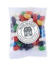 Assorted Colour Mini Jelly Beans in 60g Cello Bag